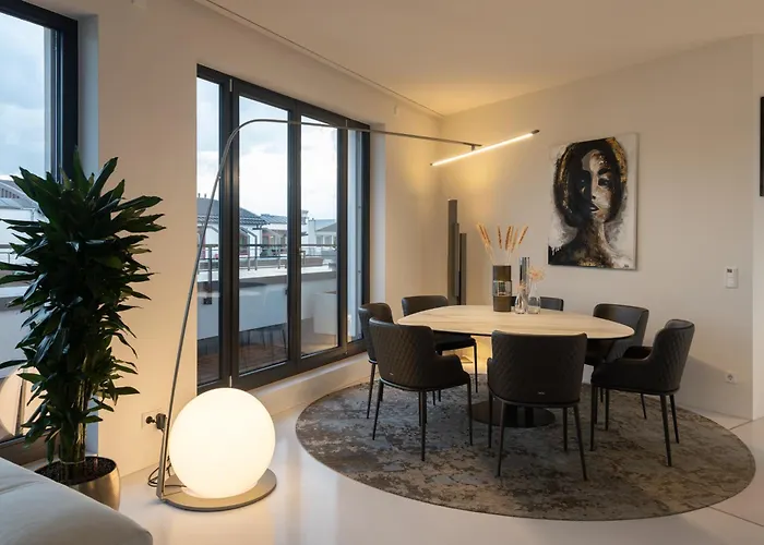 Modernes & Exklusives Penthouse In Top-lage Mit Dachterrasse & Tiefgarage Appartement Leipzig